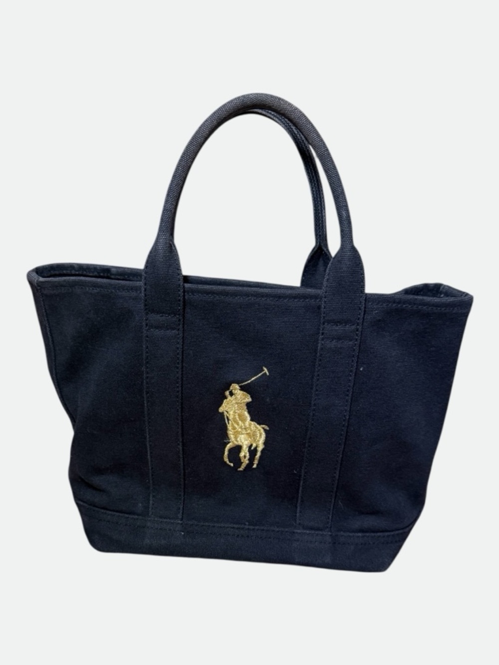 Polo Ralph Lauren Big Pony Cotton Canvas Mini Tote